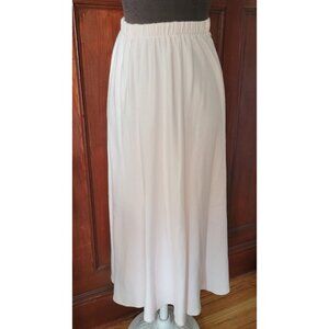 Vintage 90s Jarrods Womens M Pink High Waisted Maxi Skirt Heavy Jersey Elastic